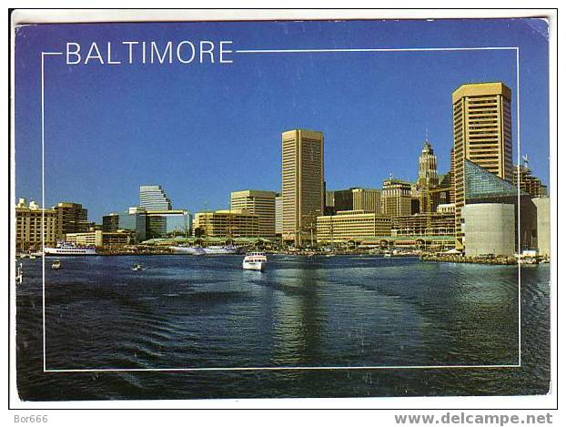 GOOD USED USA VIEW POSTCARD - BALTIMORE - Baltimore