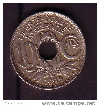 FRANCE - 3eme Republique - Lindauer - 10 Cts - 1918 - TB - 10 Centimes