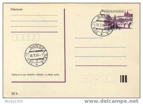 CSSR - Ganzsache Gestempelt / Card Used (2760) - Cartoline Postali