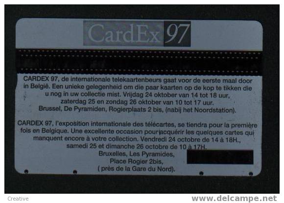 BRUSSEL - PARIJS *  PARIS - BRUXELLES  CARD-EX 1997 - Sans Puce