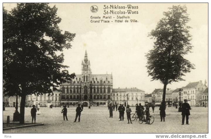 Sint -Niklaas -Waas-Groote Markt-Stadhuis - Sint-Niklaas