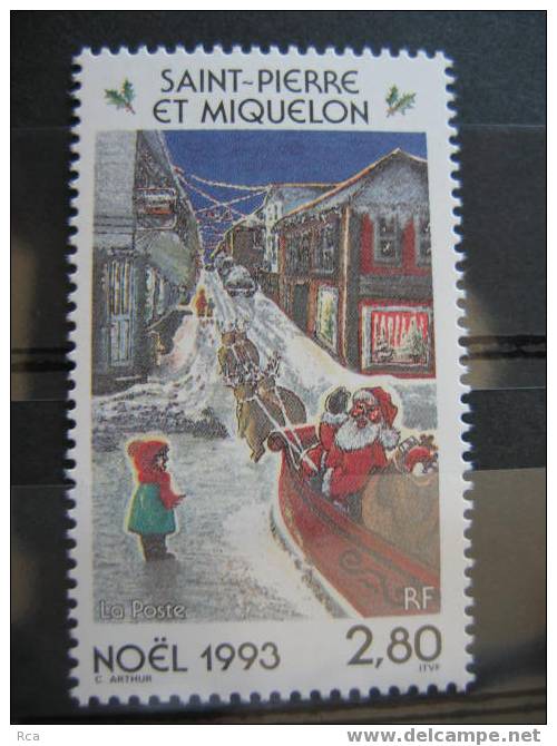 Saint Pierre Et Miquelon  N°591 PÈRE NOEL (Neuf **) - Andere & Zonder Classificatie