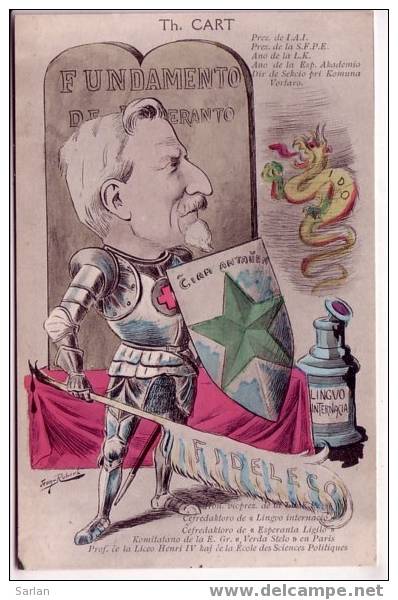 Caricature De JEAN ROBERT , Espéranto , Th CART - Esperanto