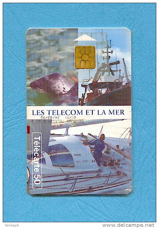 (  392  ) - PLEUMEUR-BODOU  XVII - Télécom Et La Mer - (  F842  ) - *** LUXE *** - - 1998