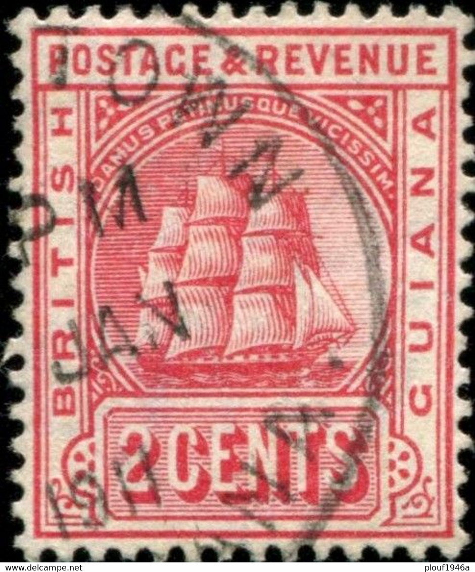 Pays : 214 (Guyane Britannique)  Yvert Et Tellier N° : 107 (o) - Guyane Britannique (...-1966)