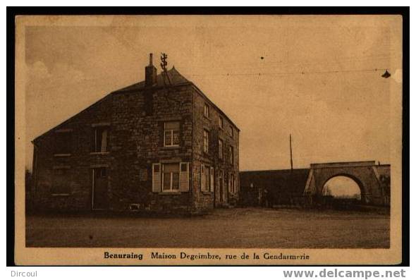 2215 -  Beauraing  Mison Degeimbre, Rue De La Gendarmerie - Beauraing