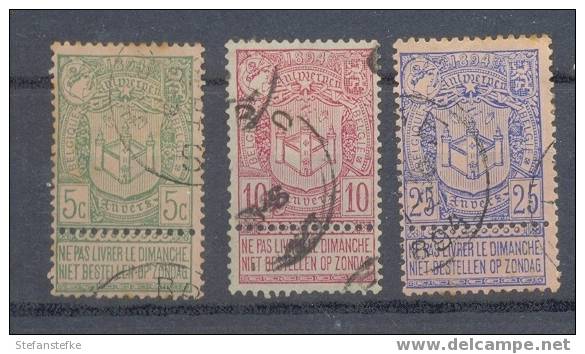 Belgie Ocb Nr :  68 - 70 Gestempeld  (zie Scan) - 1894-1896 Expositions