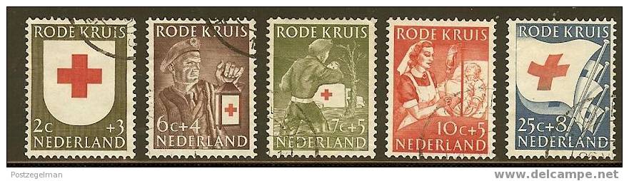 NEDERLAND 1953 Rode Kruis Serie 607-611 Used # 1175 - Used Stamps