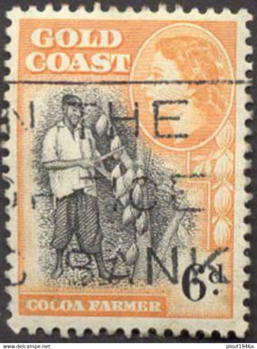 Pays : 140 (Cote De L'Or-Golden Coast)  Yvert Et Tellier N° :  153 (o) - Gold Coast (...-1957)