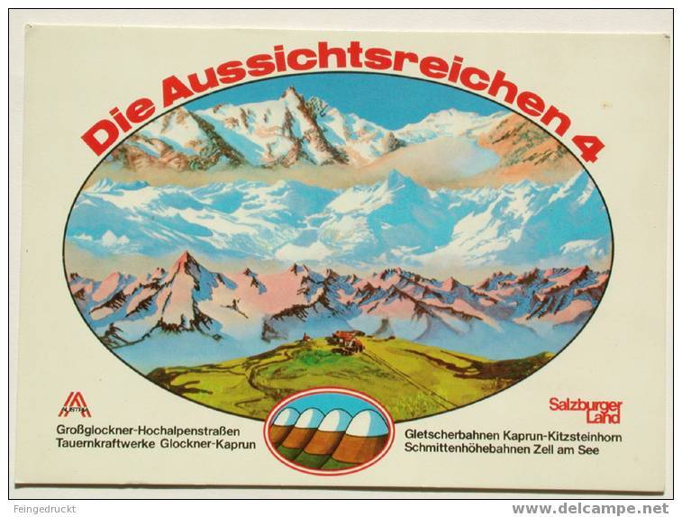 Die Aussichtsreichen 4 ... - CAk 70er Jahre - (d 959) - Alpinismo