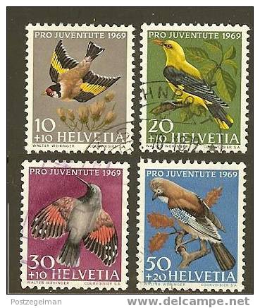 SWITZERLAND 1969 PRO JUVENTUTE Used 914-917 # 1556 - Used Stamps