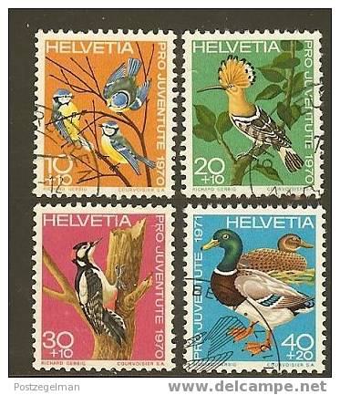 SWITZERLAND 1970 PRO JUVENTUTE Used 936-939 # 1557 - Used Stamps