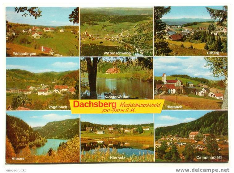 Dachsberg Hochschwarzwald - Color MBk - (d 996) - Hochschwarzwald