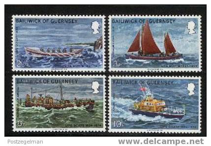 GUERNSEY 1974 MNH Stamp(s) Sea Life 89-92  #5136 - Guernsey