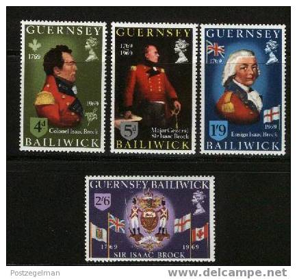 GUERNSEY 1969 MNH Stamp(s) I. Brock 24-27#5132 - Guernsey