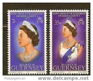 GUERNSEY 1977 MNH Stamp(s) Silver Jubilee 145-146  #5146 - Guernsey