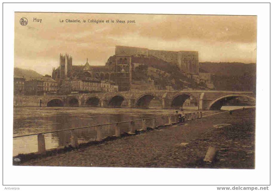 Huy La Citadelle Et Le Vieux Pont Nels N°53 Vierge - Huy