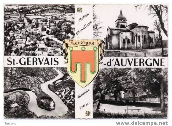 Saint-Gervais D'Auvergne. 1963. - Saint Gervais D'Auvergne