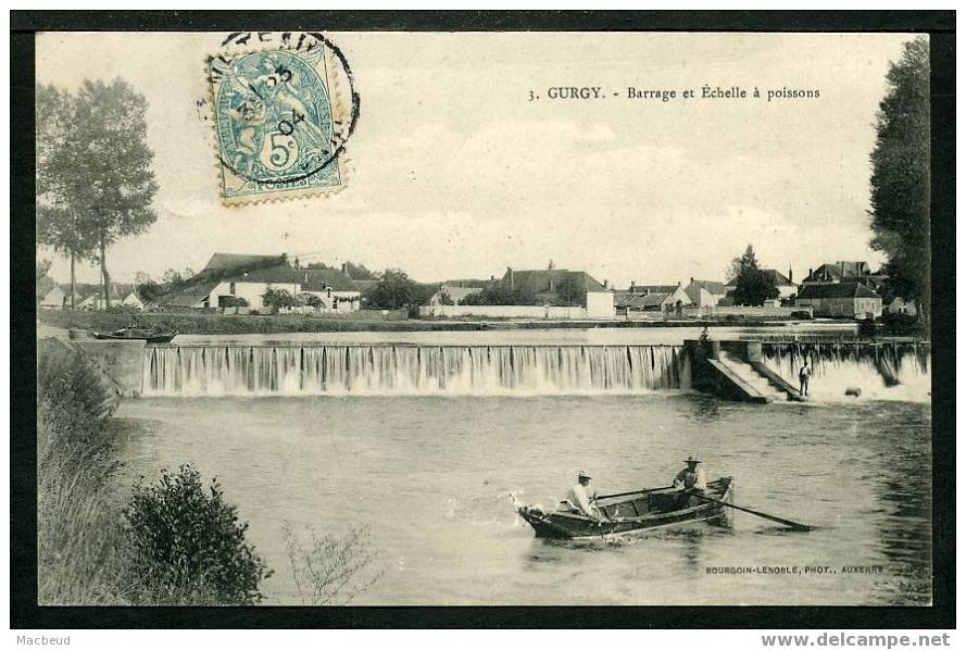 89 - GURGY - Barrage Et Échelle à Poissons - ANIMÉE - Gurgy