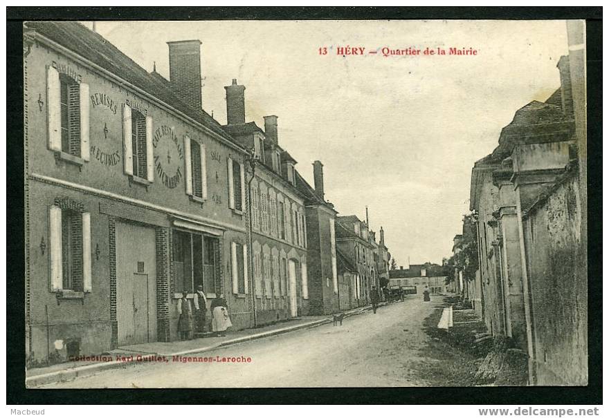 89 - HERY - Quartier De La Mairie - ANIMÉE - Hery