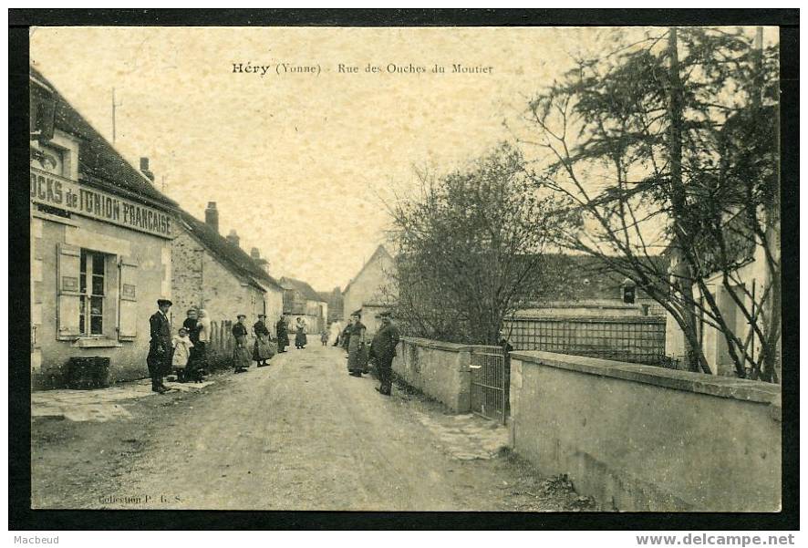 89 - HERY - Rue Des Ouches Du Moutier - BELLE ANIMATION - Hery