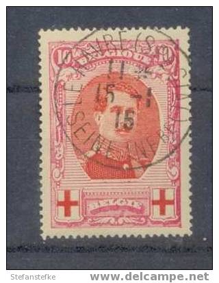 Belgie Ocb Nr :  133 Gestempeld LE HAVRE (zie Scan) - 1914-1915 Cruz Roja