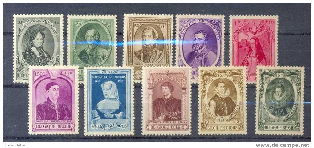Belgie Ocb Nr :  573 - 582 ** (zie Scan) - Unused Stamps