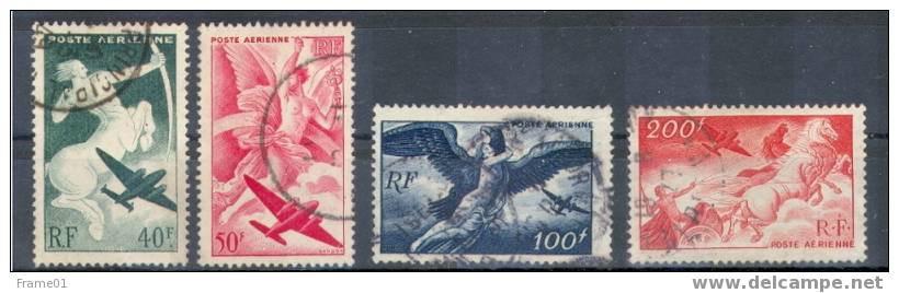 France - PA N° 16-19 Obl - 1927-1959 Oblitérés