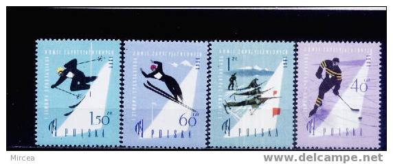 Pologne 1961 - Yv.no.1085/8 Neufs** - Neufs