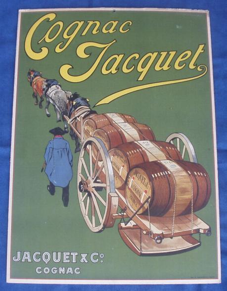 Publicité Cartonnée "COGNAC JACQUET" - Pappschilder