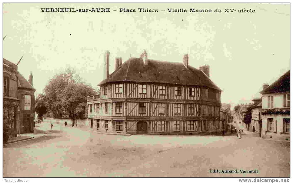 VERNEUIL-sur-AVRE - Place Thiers - Verneuil-sur-Avre