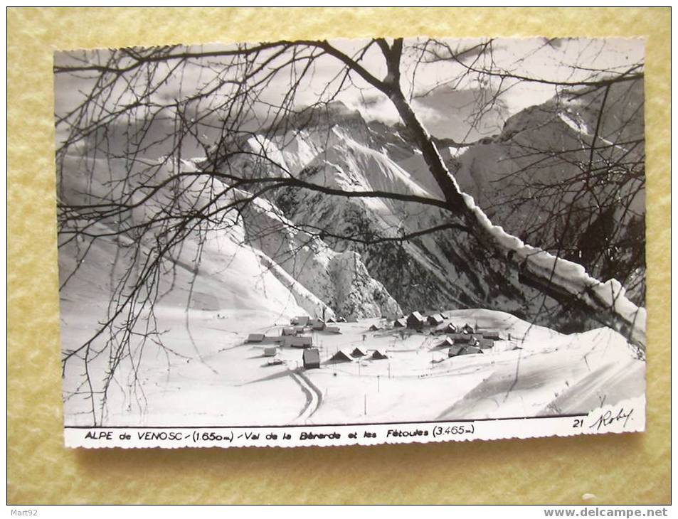 38 ALPE DE VENOSC VAL DE LA BERARDE ET LES FETOULES - Vénosc