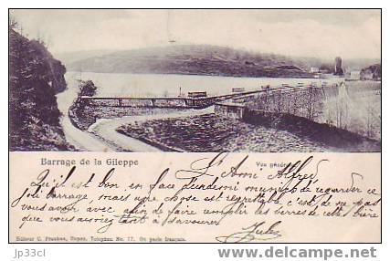CPA Du Barrage De La Gileppe (1905) - Jalhay
