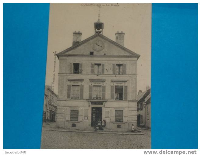 95)--luzarches--la  Mairie --tres Belle Carte - Luzarches