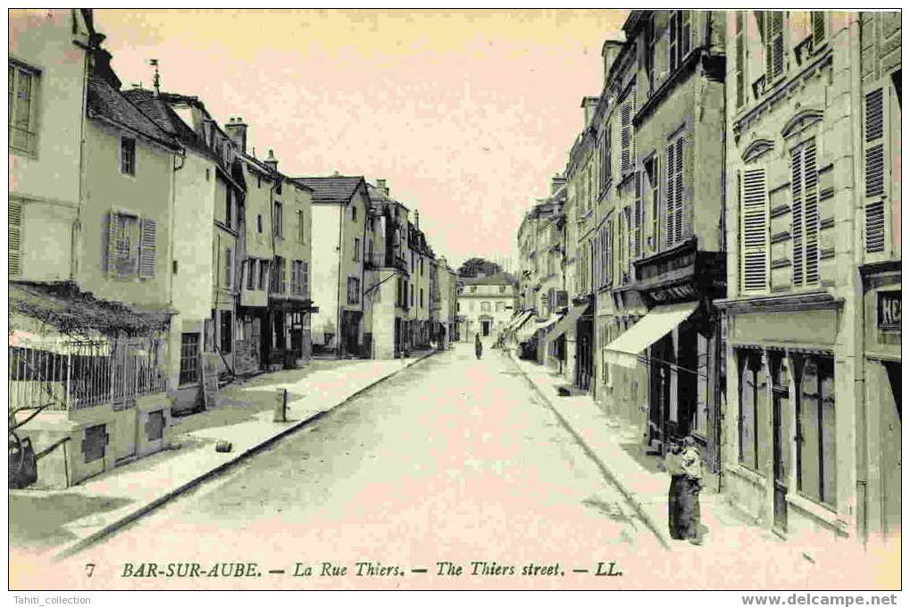 BAR-sur-AUBE - La Rue Thiers - Bar-sur-Aube