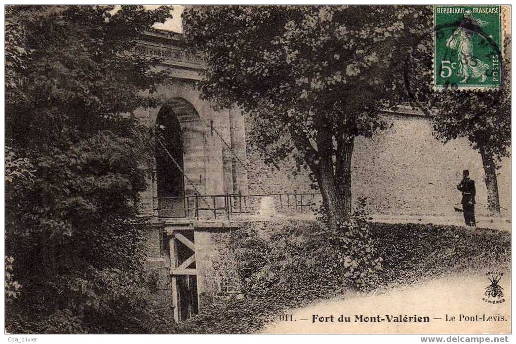92 SURESNES Mont Valérien, Fort, Pont Levis, Ed Abeille 011, 191? N°2 - Mont Valerien