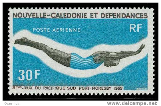 Nouvelle Calédonie (Y/T No, PA-106 - Jeux Du Pacifique Sud 1969) [*] - Unused Stamps