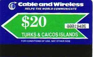 TURKS ET CAICOS 1ERES CARTES MAGNETIQUES 10$ ET 20$ RARES - Altri – America