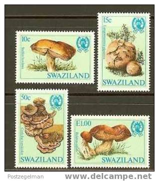 SWAZILAND 1984 MNH Stamp(s) Mushrooms 462-465 # 6682 - Swaziland (1968-...)