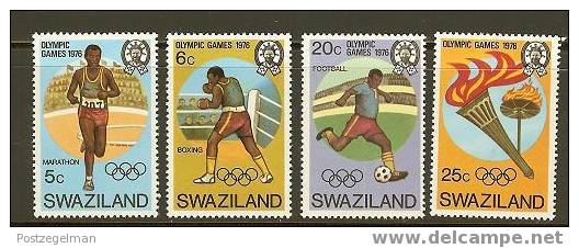 SWAZILAND 1976 MNH Stamp(s) Olympic Games 253-256 # 6639 - Swaziland (1968-...)