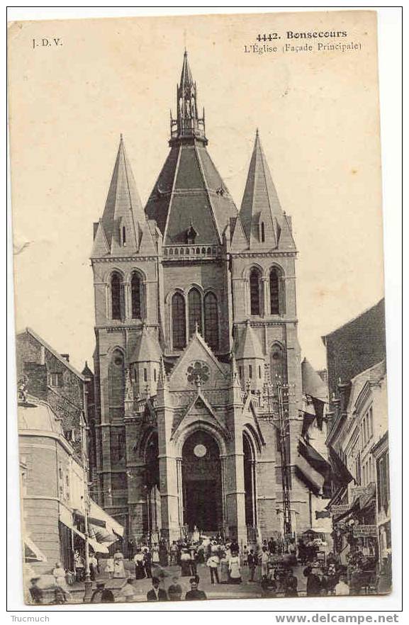 2127 - BON-SECOURS -  L' Eglise (Façade Principale) - Peruwelz