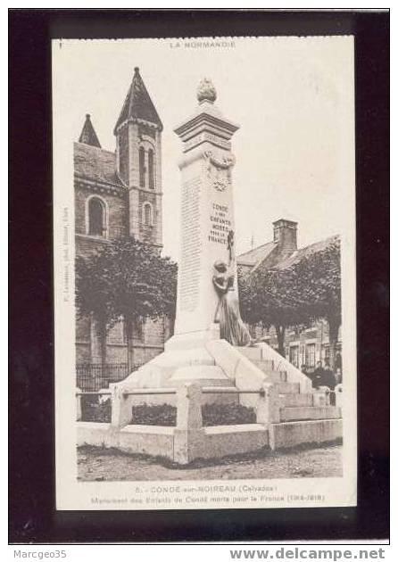 003979 Condé Sur Noireau Monument Aux Morts édit.lavasseur N°5 - Autres & Non Classés