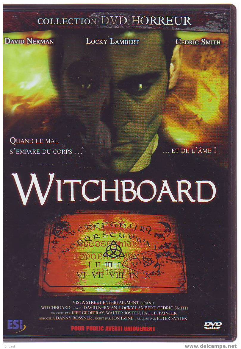 DVD WITCHBOARD (9) - Horreur