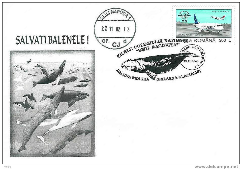 BALEINES PREMIER JOUR ROUMANIE 2002 - Wale