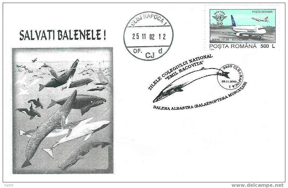 BALEINES PREMIER JOUR ROUMANIE 2002 - Baleines