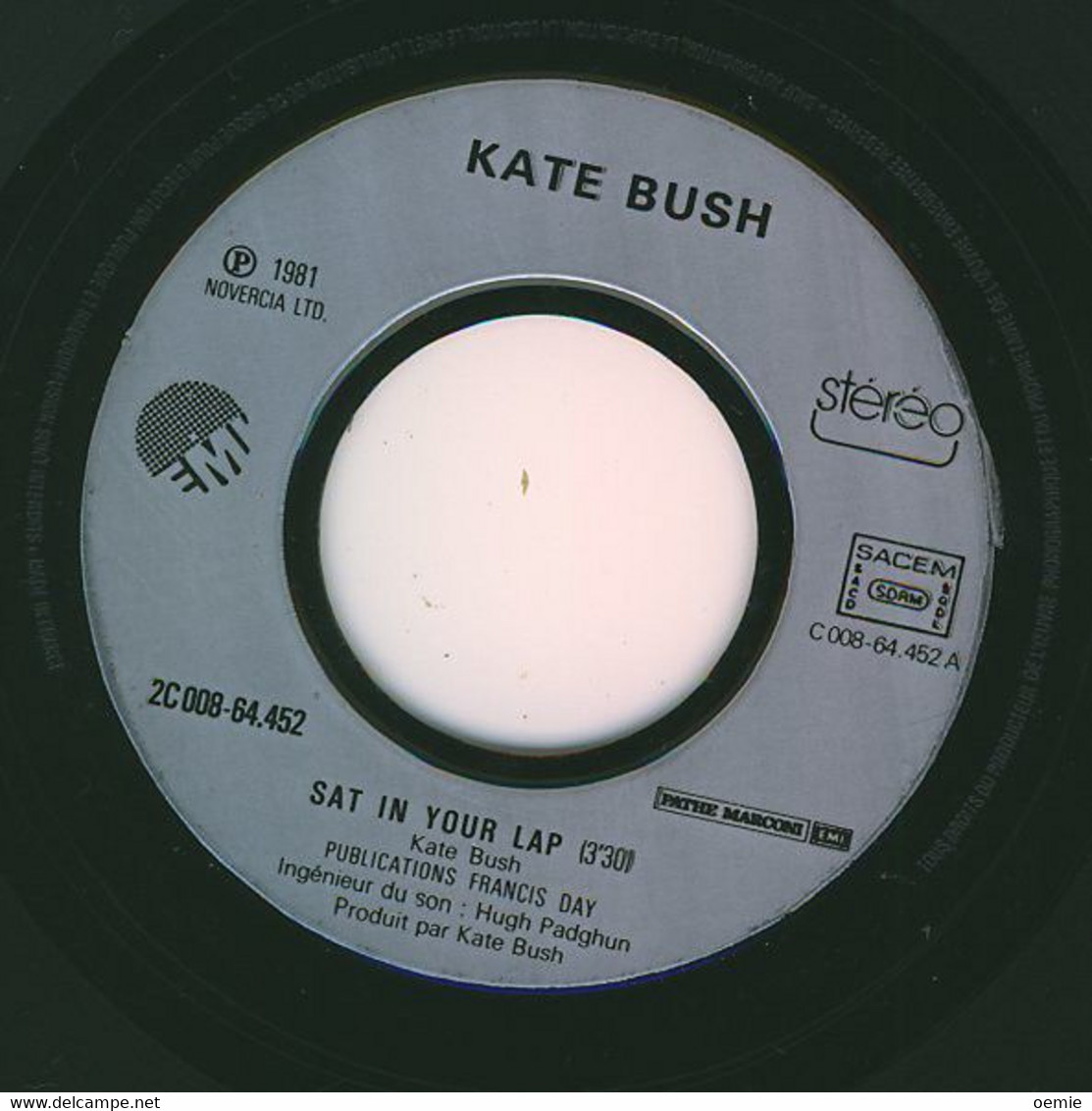 Kate  Bush  °°  SAT IN YOUR LAP - Autres - Musique Anglaise