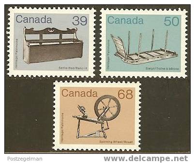 CANADA 1985 MNH Stamp(s) Definitive 964-966 #5791 - Nuovi