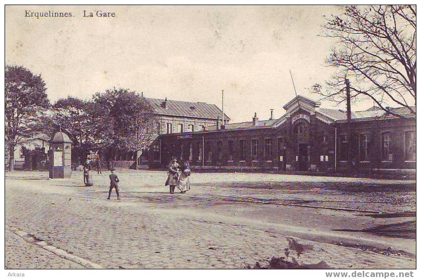 ERQUILINNES = La Gare  (edit. Longfils) - Estaimpuis