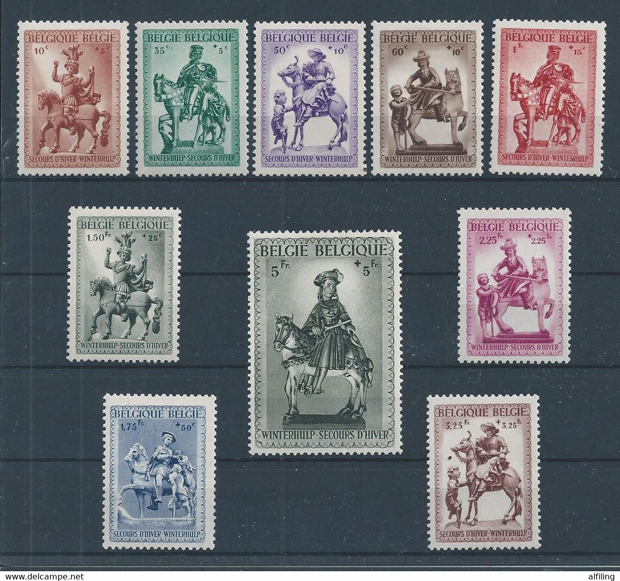 583/92** Cote    5,00 Euro - Unused Stamps