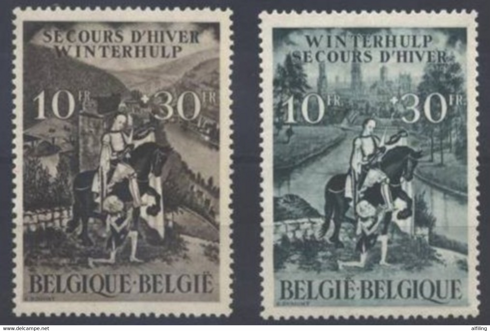 BE 639/40**  COB : 7,00 Euro - Unused Stamps